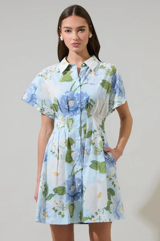 Printed mini dresses for a casual day out Sloane Floral Alix Mini Dress