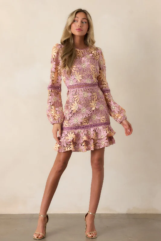 Mini dresses with halter necks for a stylish choice Let's Go Places Mauve Floral Embroidered Mini Dress (RESTOCK ETA JUNE) Mini dresses with halter necks for a stylish choice Let's Go Places Mauve Floral Embroidered Mini Dress (RESTOCK ETA JUNE)