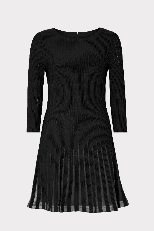 Mini dresses with fringe for a bohemian style Tabitha Sheer Godet Mini Dress