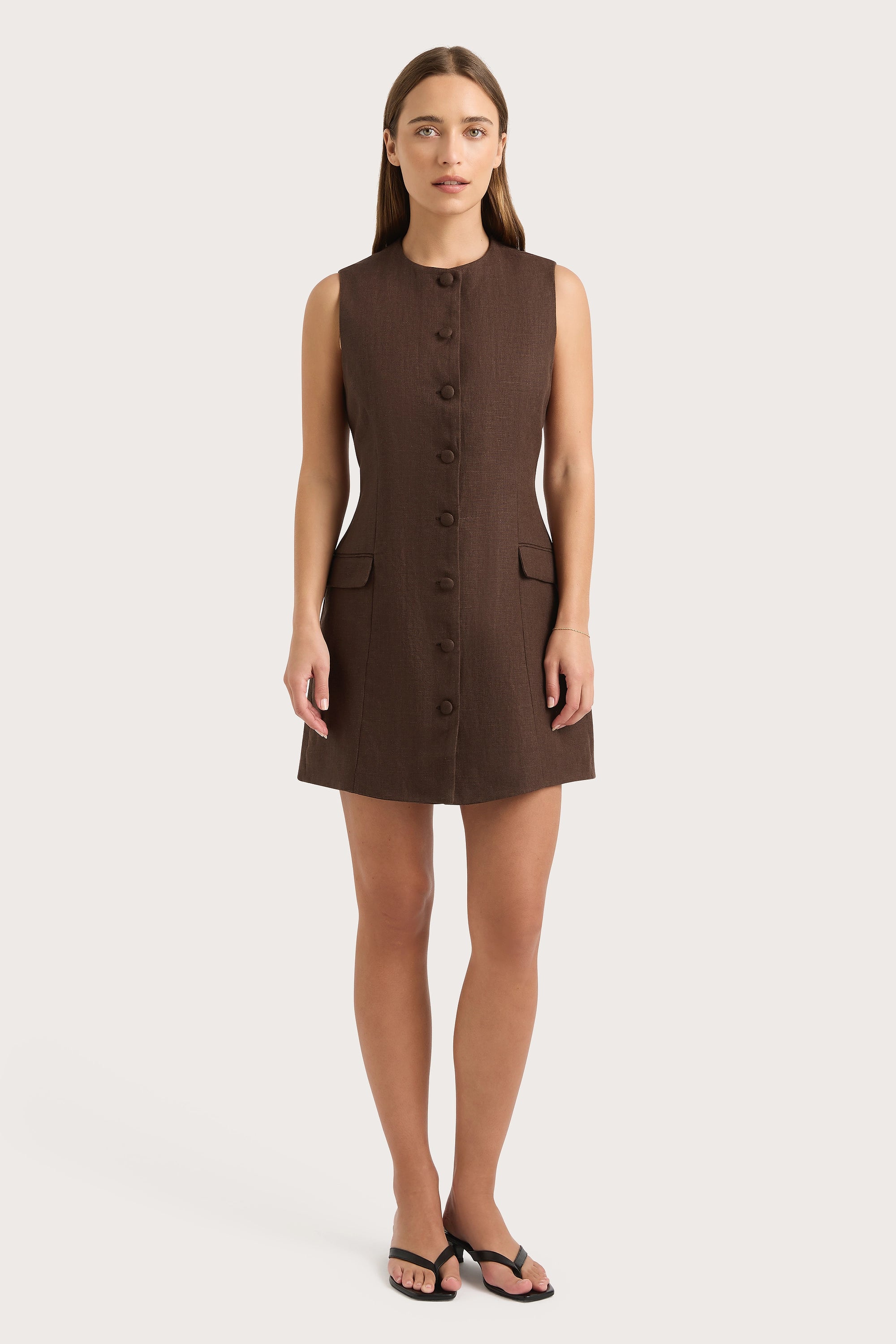 Cotton mini dresses for a comfortable everyday option Jane Mini Dress Bistre