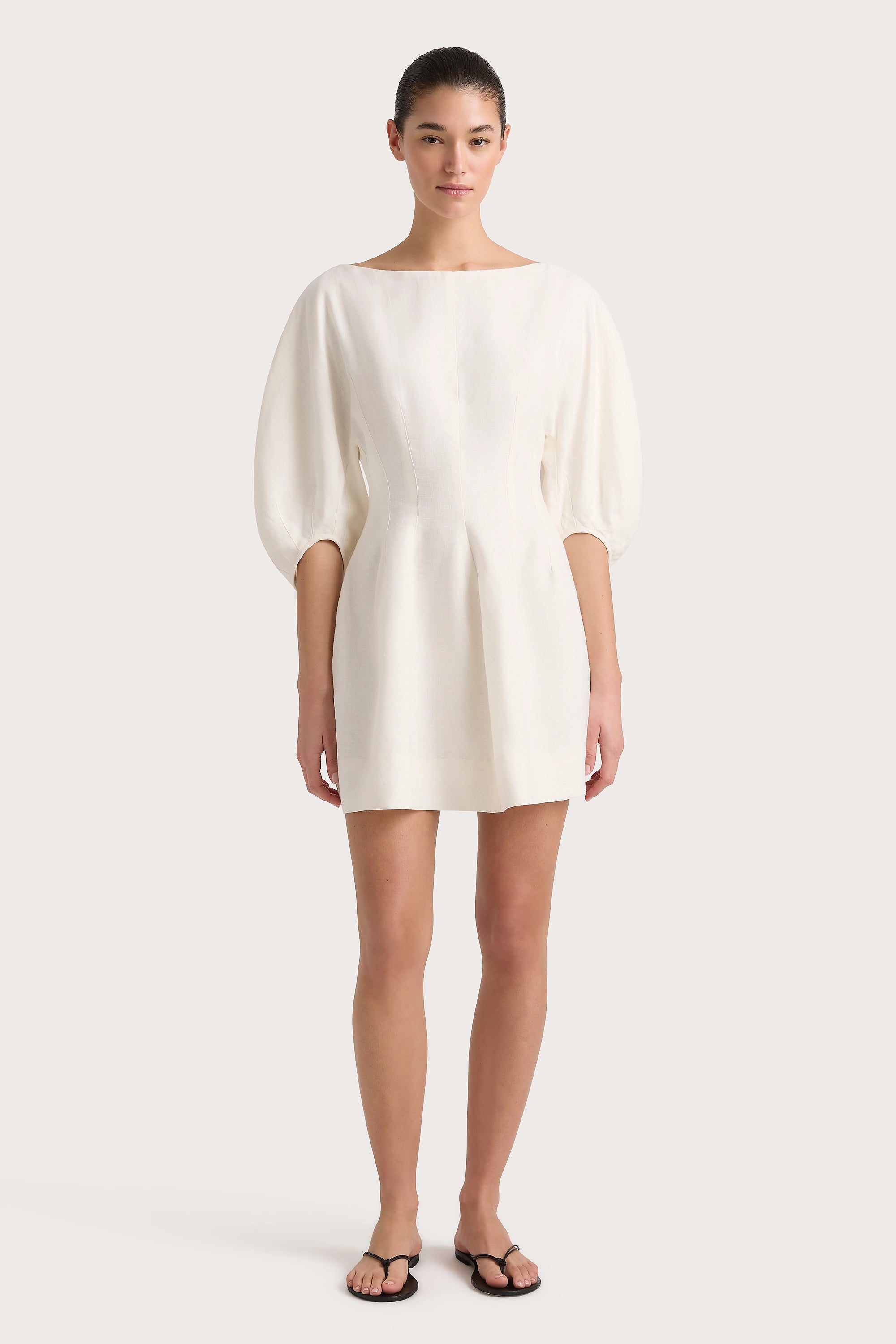 Mini dresses with tiered skirts for added volume Lowen Mini Dress White