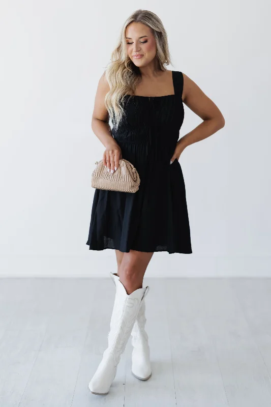 Mini dresses with keyhole necklines Kelly Mini Dress