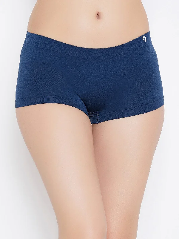 high - cut women briefs for a leg - lengthening effectC9 Airwear Seamless Multi Color Boyshorts Panties for Female - Pack OF 2 high - cut women briefs for a leg - lengthening effectC9 Airwear Seamless Multi Color Boyshorts Panties for Female - Pack OF 2