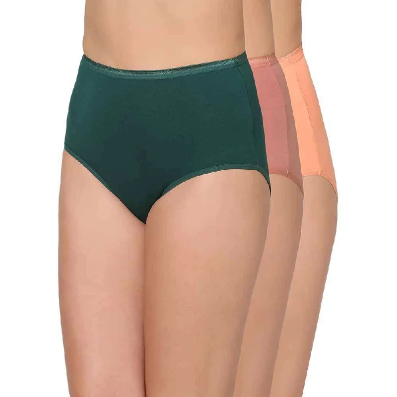 shape - wear women briefs for slimming the mid - sectionCotton High Waist Full Coverage Everyday Wear Pack of 3 Full Brief Maxi Panty shape - wear women briefs for slimming the mid - sectionCotton High Waist Full Coverage Everyday Wear Pack of 3 Full Brief Maxi Panty