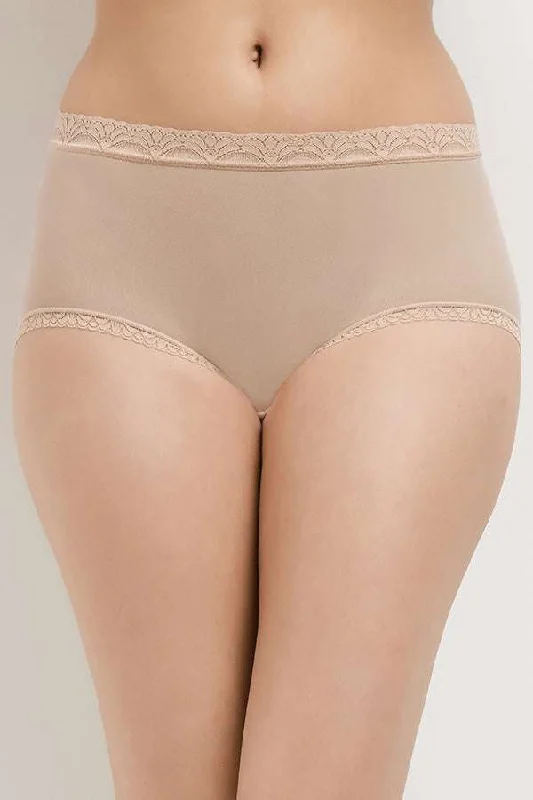 cotton women briefs for maximum absorbencyDear Hip Brief Low Waist Full Coverage Panty - Beige cotton women briefs for maximum absorbencyDear Hip Brief Low Waist Full Coverage Panty - Beige