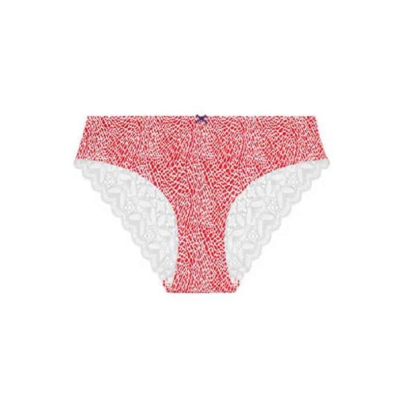 Queen of the Nile Lace Bum Bikini Brief - Lipstick Red