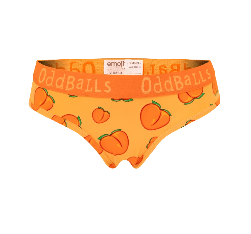 seamless low - rise women briefs for a sleek fitPeach - emoji® - Ladies Briefs