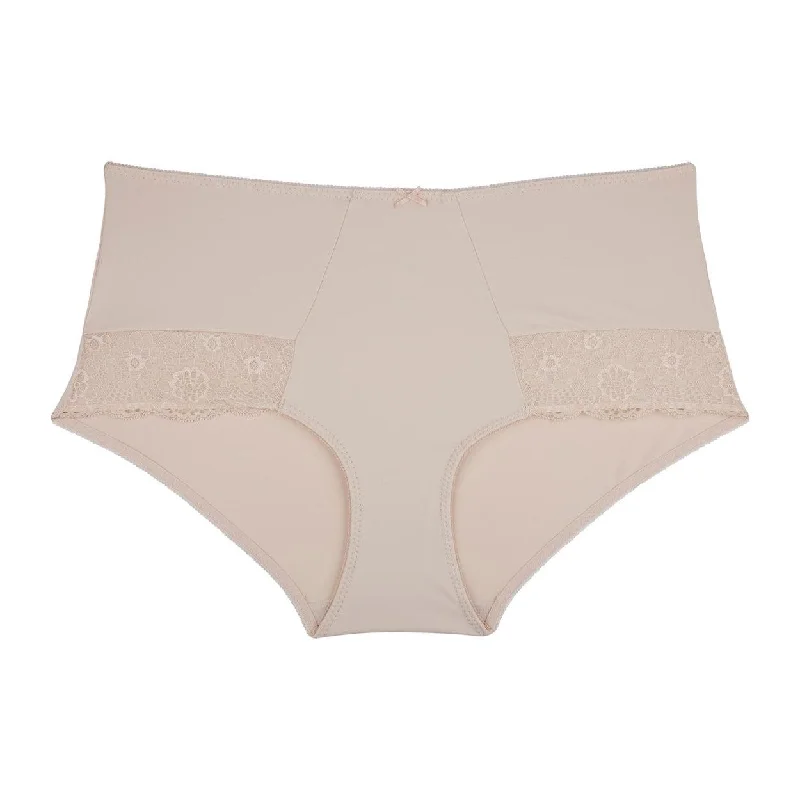 Peony Lace Full Brief - Cafe Latte