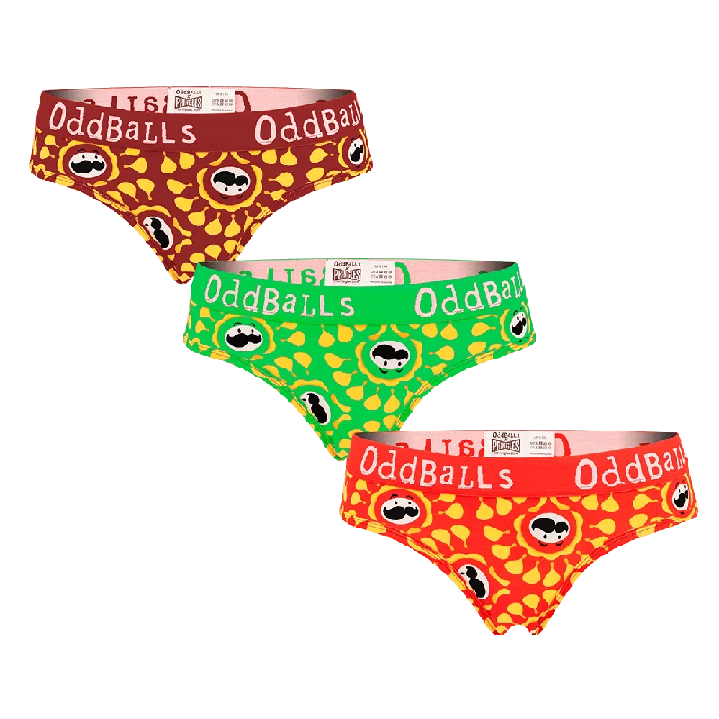 odor - control women briefs for long - lasting freshnessPringles - Ladies Briefs 3 Pack Bundle odor - control women briefs for long - lasting freshnessPringles - Ladies Briefs 3 Pack Bundle