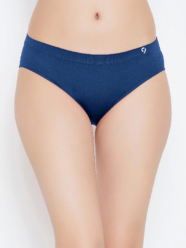 seamless shape - wear women briefs for a seamless appearanceSeamless Solid Bikini Panty Mid Brief - Navy seamless shape - wear women briefs for a seamless appearanceSeamless Solid Bikini Panty Mid Brief - Navy