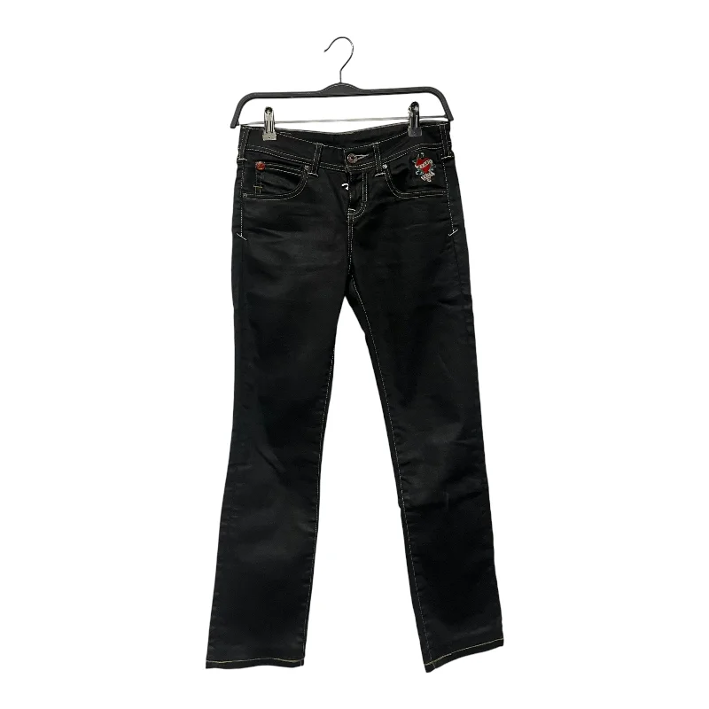 Plus Size Women's Elastic - Waist Culottes in Earth TonesEVISU/PUMA/Skinny Pants/28/Denim/BLK/
