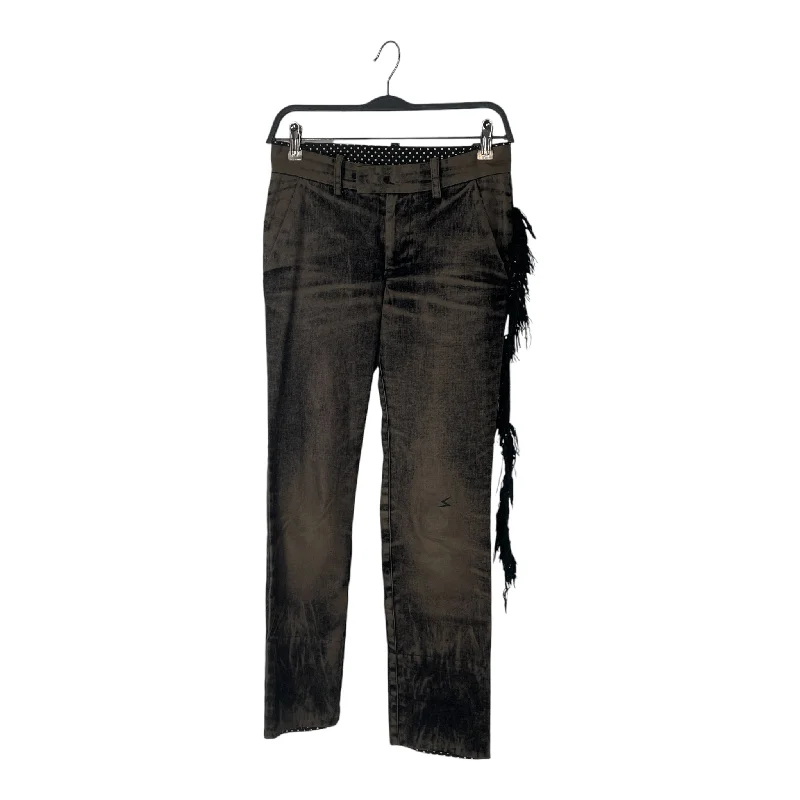 Straight - Leg Women's Vegan Leather Pants for a Chic LookUNDERCOVER/Skinny Pants/1/Cotton/GRY/FRINGE BUT BEAUTIFUL Straight - Leg Women's Vegan Leather Pants for a Chic LookUNDERCOVER/Skinny Pants/1/Cotton/GRY/FRINGE BUT BEAUTIFUL
