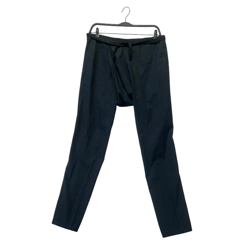 Flare Leg Women's Satin Trousers for a Glamorous Night OutCOMME des GARCONS/Pants/M/Cotton/BLK/ Flare Leg Women's Satin Trousers for a Glamorous Night OutCOMME des GARCONS/Pants/M/Cotton/BLK/