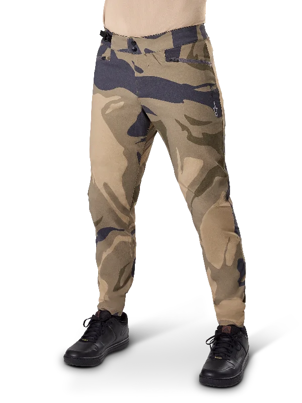 Tapered Leg Women's Wool Blend Trousers for WinterA-Dura Camo Pant