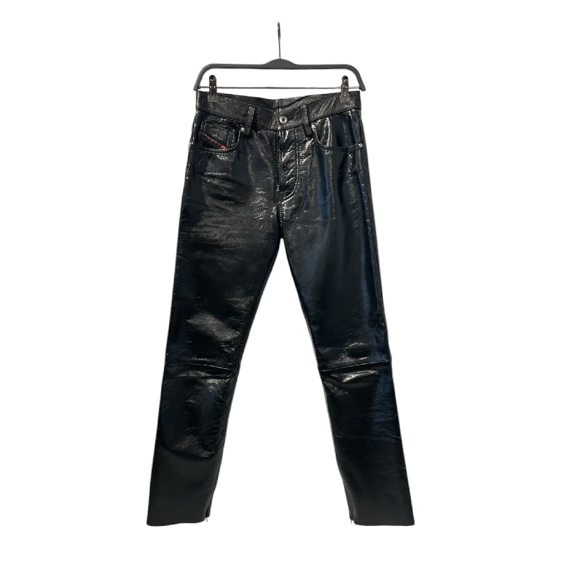 Plus Size Women's Metallic - Finish Joggers for a Stylish LoungeDIESEL/Skinny Pants/26/Plain/Leather/BLK// Plus Size Women's Metallic - Finish Joggers for a Stylish LoungeDIESEL/Skinny Pants/26/Plain/Leather/BLK//