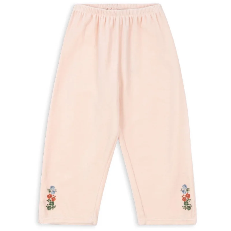 Flare Leg Women's Satin Trousers for a Glamorous Night OutKonges Sløjd Creole Pink Velou Pants Gots Flare Leg Women's Satin Trousers for a Glamorous Night OutKonges Sløjd Creole Pink Velou Pants Gots