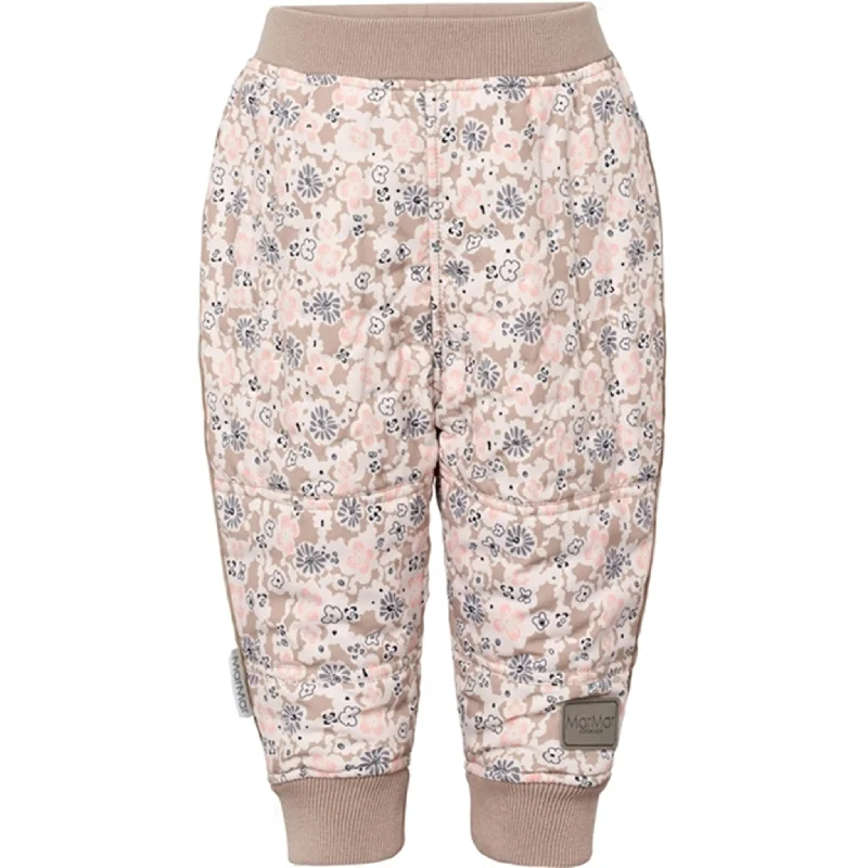 Cropped Women's Corduroy Pants in Autumn ColorsMarMar Fleur Odin Thermo Pants