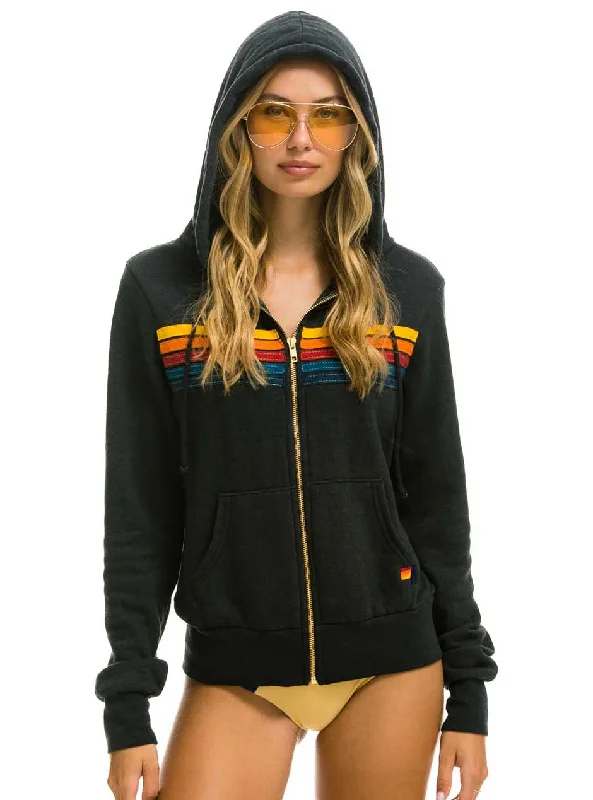 postpartum women bikini briefs for comfortAviator Nation Women's 5 Stripe Zip Hoodie - Charcoal Grey postpartum women bikini briefs for comfortAviator Nation Women's 5 Stripe Zip Hoodie - Charcoal Grey