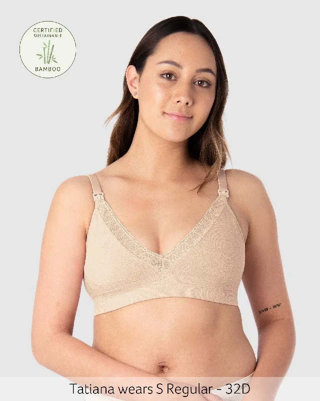 CARESS SEAMFREE BAMBOO OAT REGULAR - WIREFREE