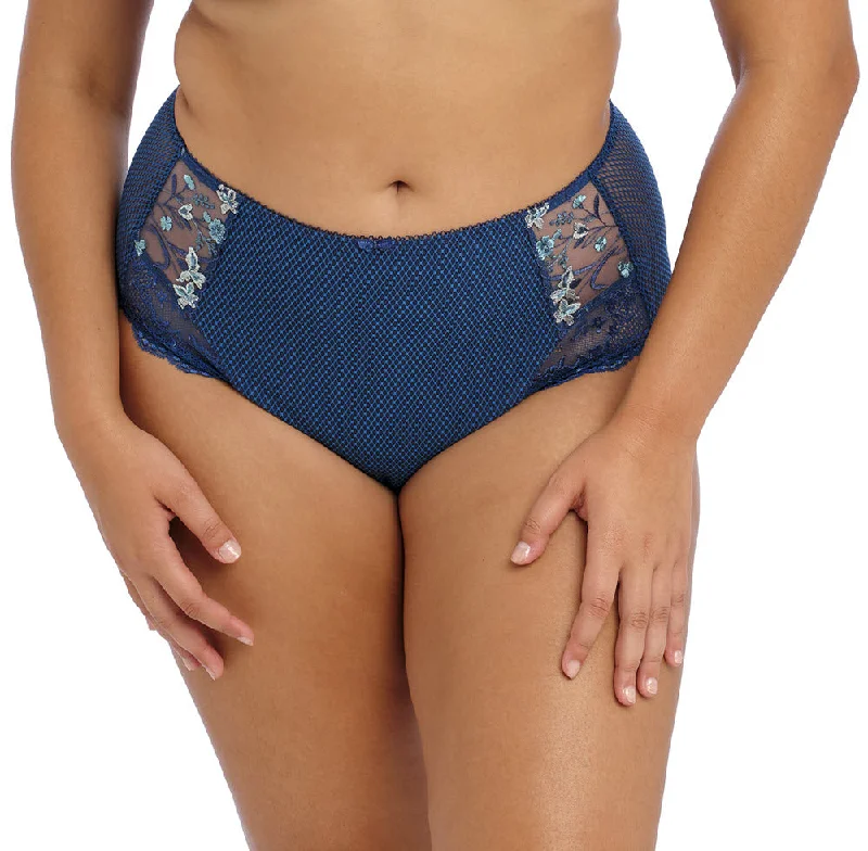 Elomi Charley Petrol Blue Brief Panty 4388