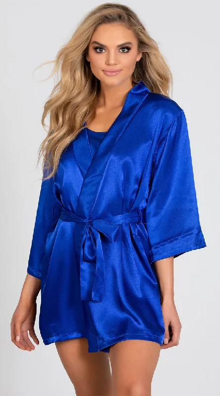 Lip Locked Satin Robe