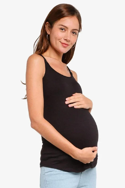 Madalene Nursing Top Camisole Black