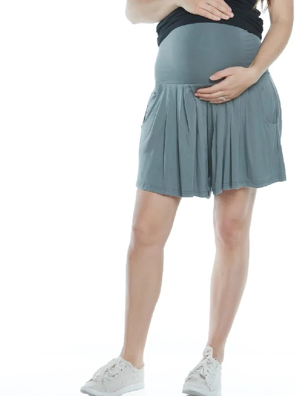 Over the Belly Maternity Culottes Shorts