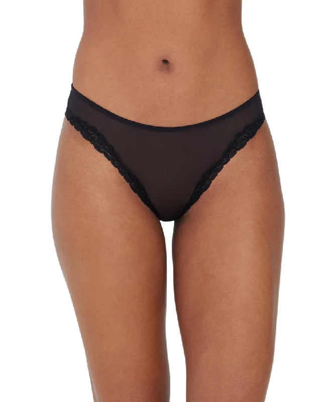 Skarlett Blue Passion Black Sheer Mesh Cheekini Panty 377227