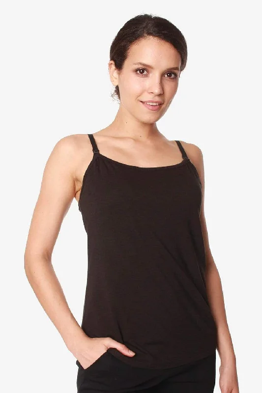 Coretta Nursing Camisole Black