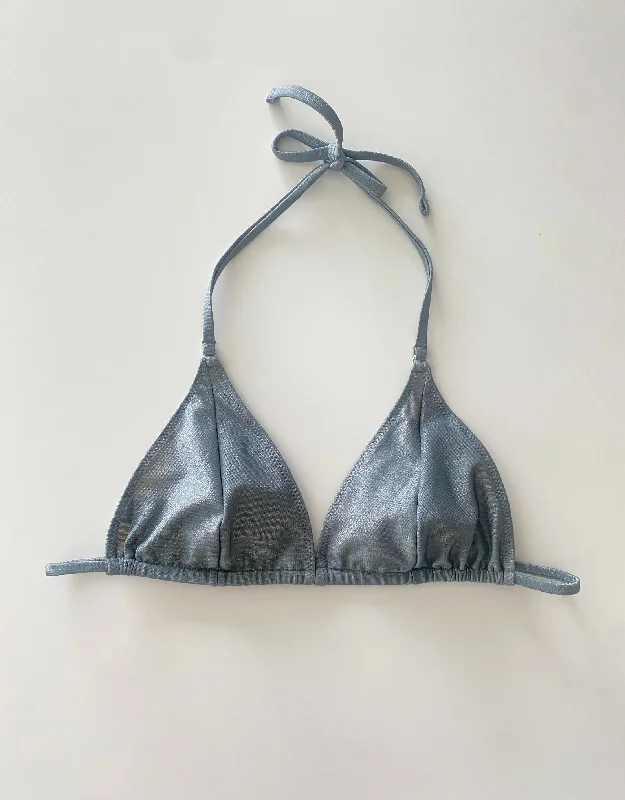 matching women bikini briefs with swim topsMica Triangle Bikini Top Moonlight