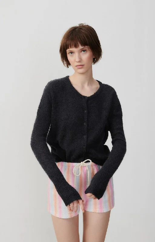 cashmere blend women cardigan for a luxurious feelCardigan Zak19a Anthracite-C