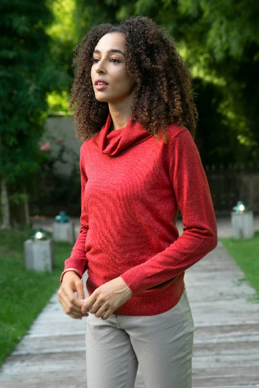 button down women cardigan with vintage buttonsCerise Versatility Knit Cotton Blend Pullover in Solid Cerise Red from Peru button down women cardigan with vintage buttonsCerise Versatility Knit Cotton Blend Pullover in Solid Cerise Red from Peru