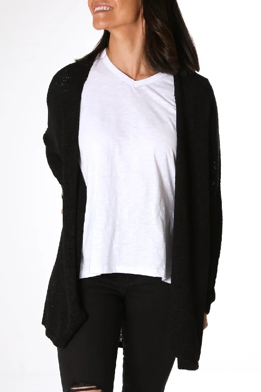 floral print women cardigan for a feminine touchDale Cardigan Black
