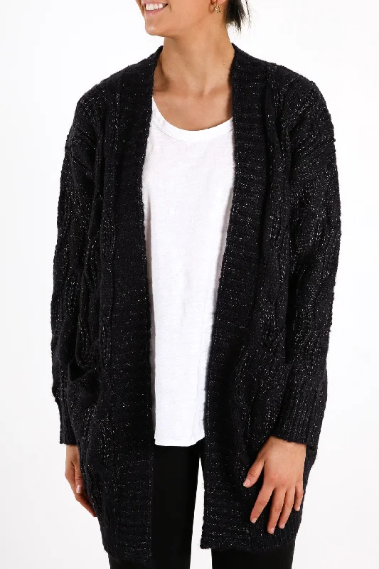 hooded women cardigan for added warmth and styleGrace Cardigan Navy