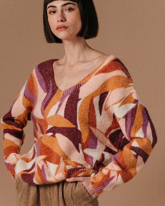 cropped women cardigan to pair with high - waisted jeansPullover Lael Brique