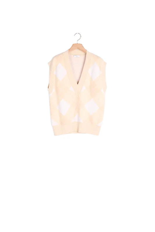 maternity women cardigan for expecting momsPull sans manches jacquard