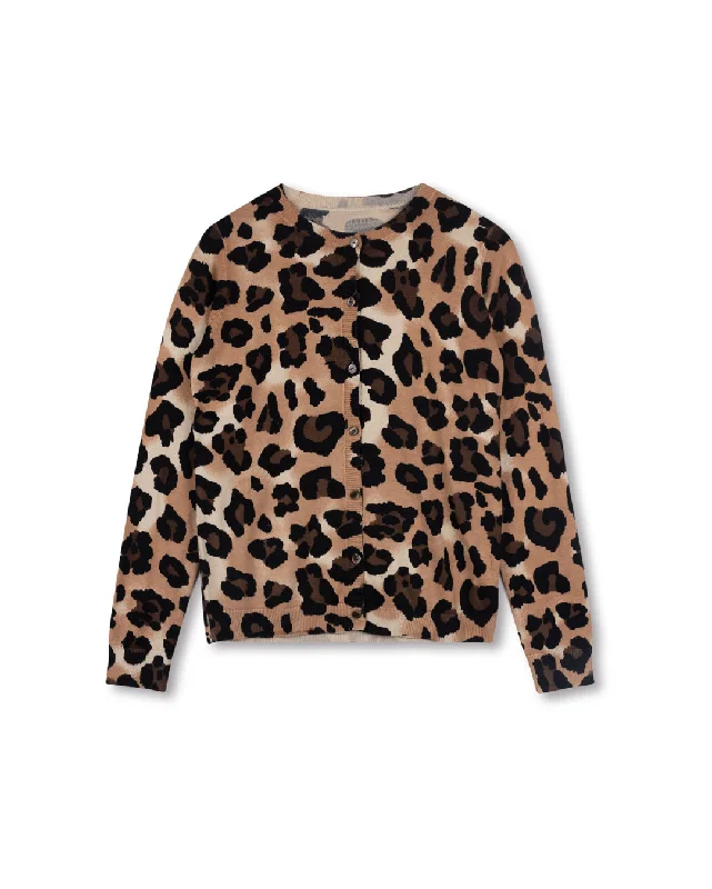 Mohair Leopard Cardigan