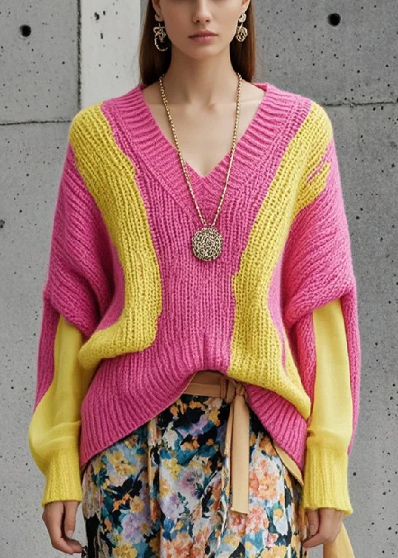 Mock Neck Women's Alpaca Wool Sweaters in Earth TonesBohemian Rose Patchwork Thick Knit Sweater Tops Fall Mock Neck Women's Alpaca Wool Sweaters in Earth TonesBohemian Rose Patchwork Thick Knit Sweater Tops Fall