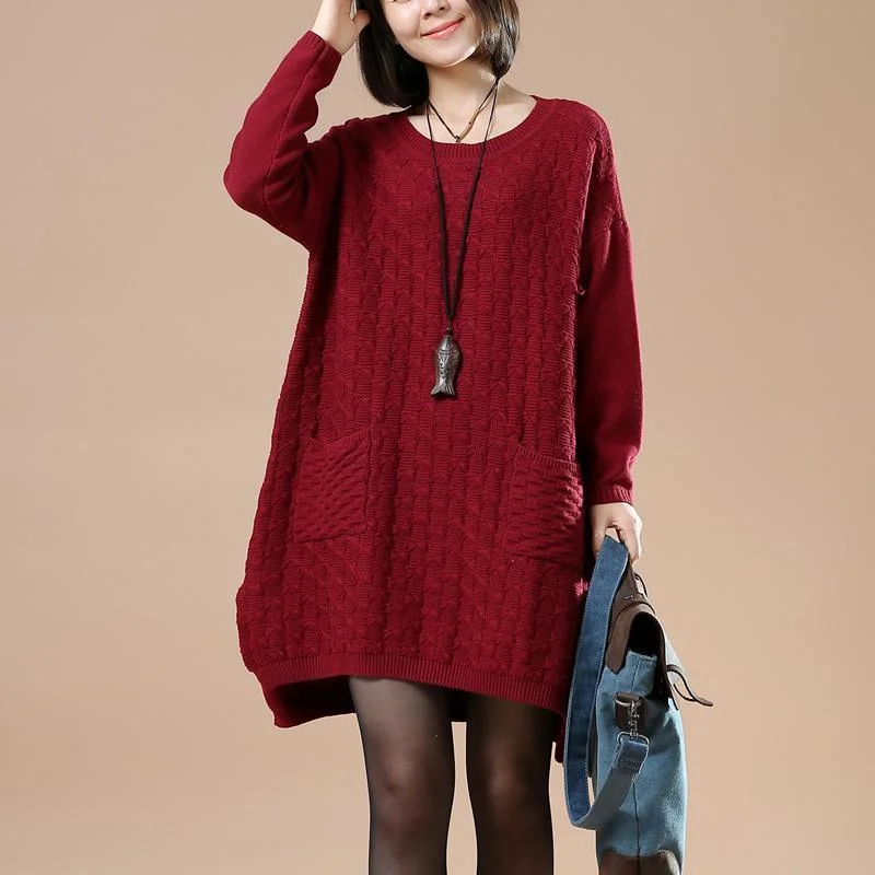 Cowl Neck Women's Cashmere Blend Sweater Dresses for WinterBurgundy cute sweater dresses witner knit pullover Cowl Neck Women's Cashmere Blend Sweater Dresses for WinterBurgundy cute sweater dresses witner knit pullover