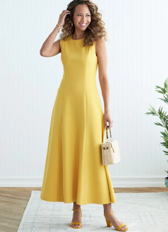 Knee - Length Women's Wool Blend Sweater Dresses in Neutral ColorsButterick Dress B6850 Knee - Length Women's Wool Blend Sweater Dresses in Neutral ColorsButterick Dress B6850