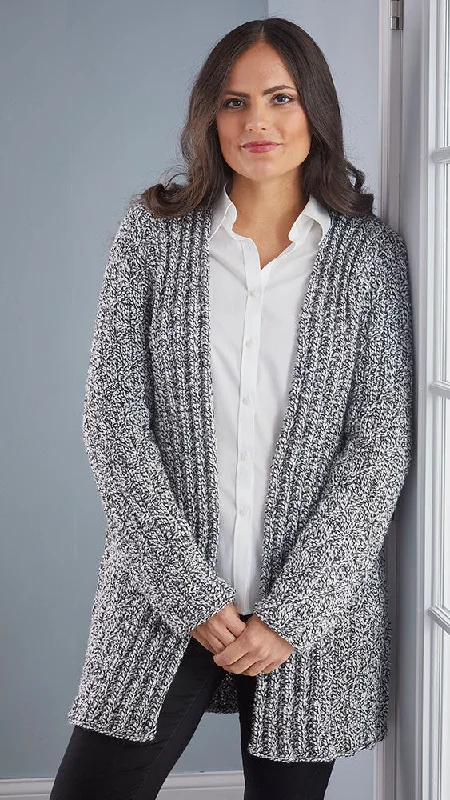 Tie - Front Women's Lambswool Sweaters in Pastel HuesCarefree Cardi