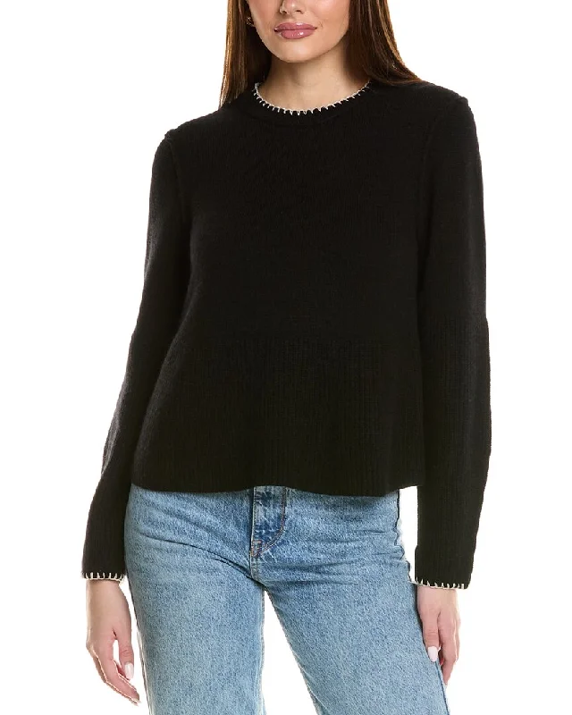 Knee - Length Women's Wool Blend Sweater Dresses in Neutral ColorsDesign History Whipstitch Cashmere Sweater Knee - Length Women's Wool Blend Sweater Dresses in Neutral ColorsDesign History Whipstitch Cashmere Sweater