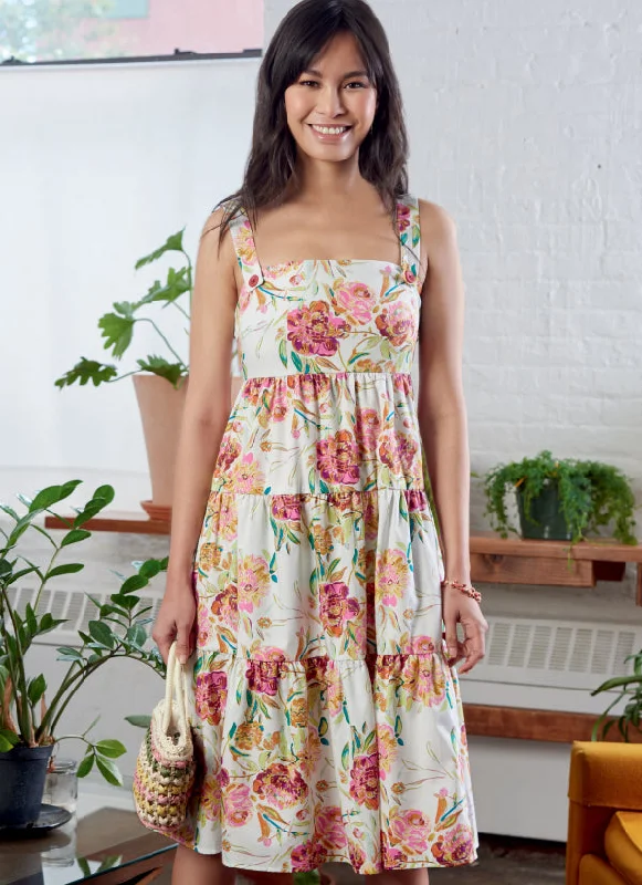 A - Line Women's Merino Wool Sweater Dresses in Classic StylesMcCalls Dresses M8193