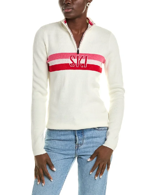 Short Sleeve Women's Cotton Blend Sweaters in Pastel ColorsMeister x Fera Luna Wool-Blend 1/2-Zip Sweater Short Sleeve Women's Cotton Blend Sweaters in Pastel ColorsMeister x Fera Luna Wool-Blend 1/2-Zip Sweater
