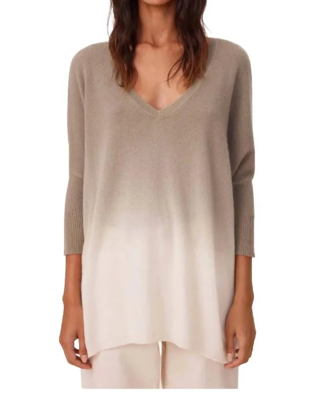 Knee - Length Women's Wool Blend Sweater Dresses in Neutral ColorsMinie Dye Sweater In Marled Khaki Knee - Length Women's Wool Blend Sweater Dresses in Neutral ColorsMinie Dye Sweater In Marled Khaki