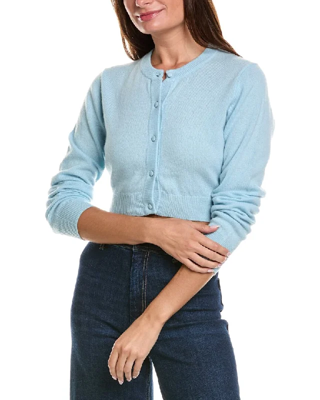 Sleeveless Women's Silk Blend Sweater Dresses for a Sophisticated LookMinnie Rose Cropped Novelty Buttons Cashmere Cardigan Sleeveless Women's Silk Blend Sweater Dresses for a Sophisticated LookMinnie Rose Cropped Novelty Buttons Cashmere Cardigan