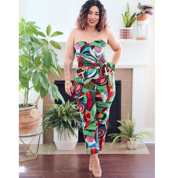 Plus Size Women's Turtleneck Sweater Dresses with Side SlitsSimplicity Jumpsuit and Dress S9330 Plus Size Women's Turtleneck Sweater Dresses with Side SlitsSimplicity Jumpsuit and Dress S9330