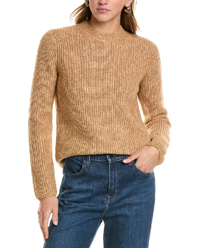 Button - Down Women's Shetland Wool Sweaters in Traditional PatternsVince Shaker Rib Wool & Alpaca-Blend Sweater Button - Down Women's Shetland Wool Sweaters in Traditional PatternsVince Shaker Rib Wool & Alpaca-Blend Sweater