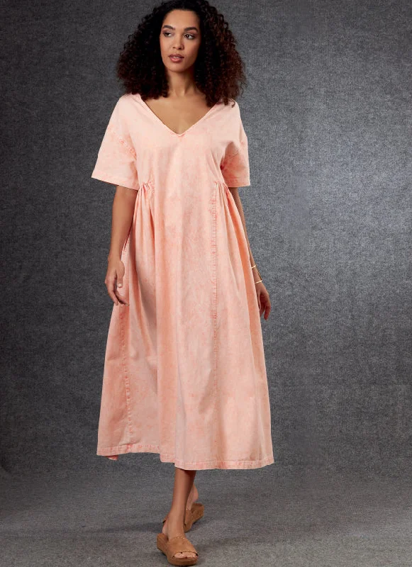 A - Line Women's Merino Wool Sweater Dresses in Classic StylesVogue Dress V1799