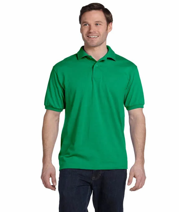 Women's mock - neck sweatshirt made of moisture - wicking material for fitness use054X - Hanes Adult ComfortBlend EcoSmart® Jersey Polo Shirt | Kelly Green Women's mock - neck sweatshirt made of moisture - wicking material for fitness use054X - Hanes Adult ComfortBlend EcoSmart® Jersey Polo Shirt | Kelly Green
